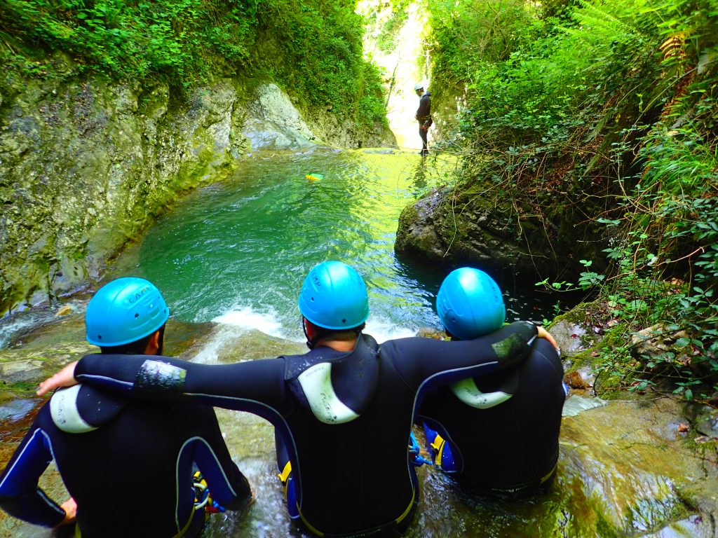 EVG toboggan canyon des ecouges Vercors outdoor canyoning